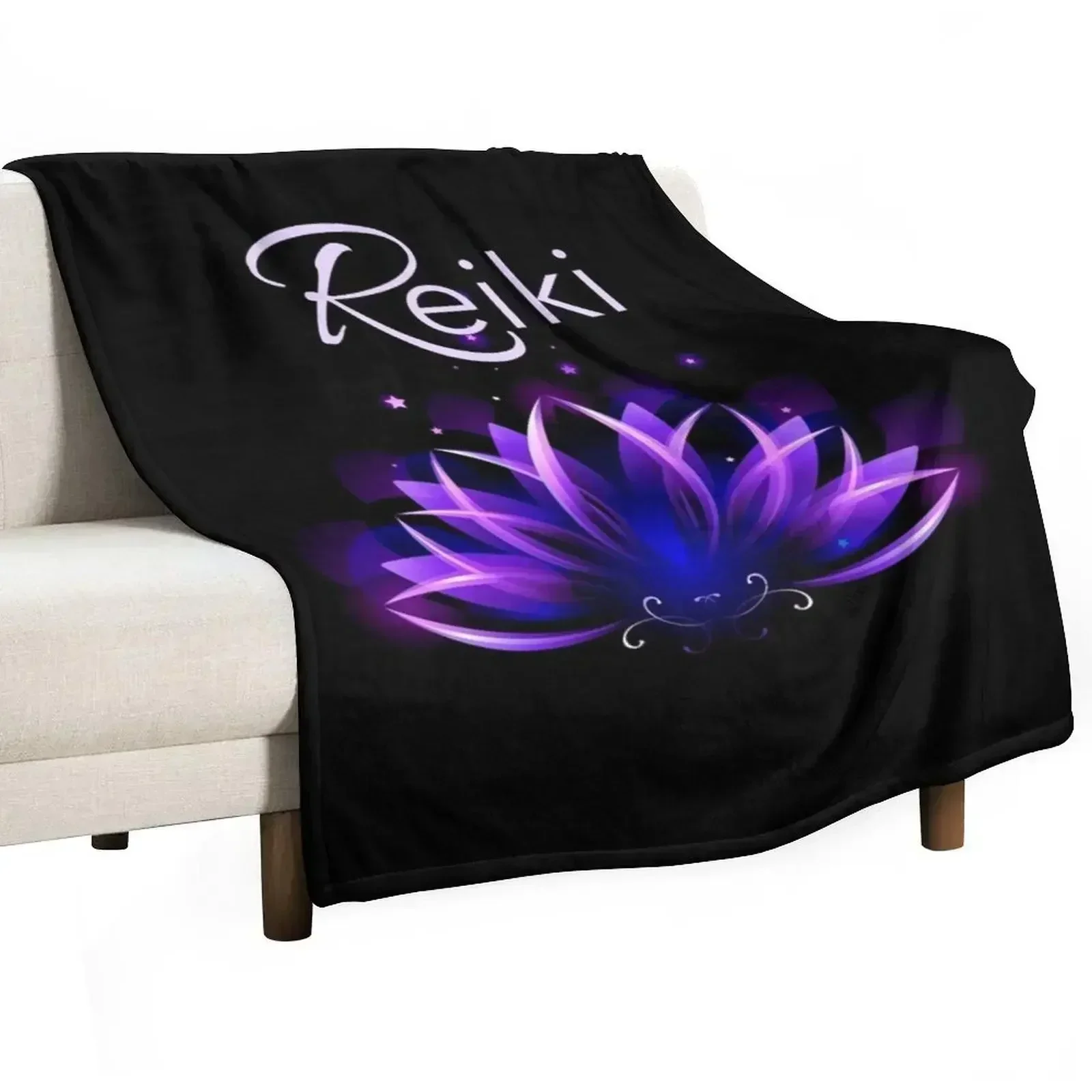 Reiki, Reiki Gifts, Reiki Shirt, Reiki Dress, Apron, Journal, Mind and Sprit, Meditation Throw Blanket Comforter Luxury Blankets