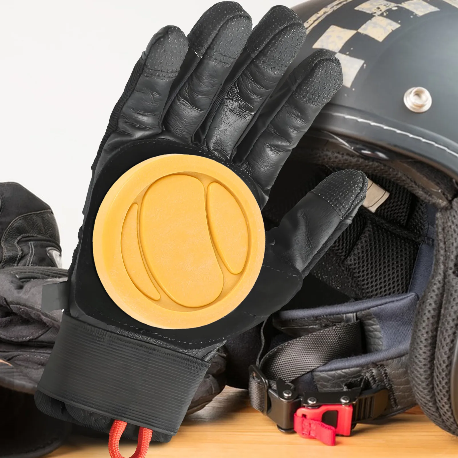 

6Pcs Skateboard Gloves Sliders Comfortable Long-Lasting Ergonomic Design for Skateboard Longboard Outdoor Skating