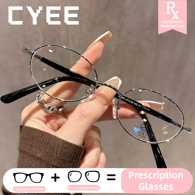 

Очки CYEE Fashion Design с фотохромными линзами для коррекции близорукости, прогрессивные линзы, женские очки с индивидуальной настройкой, оптические очки по рецепту