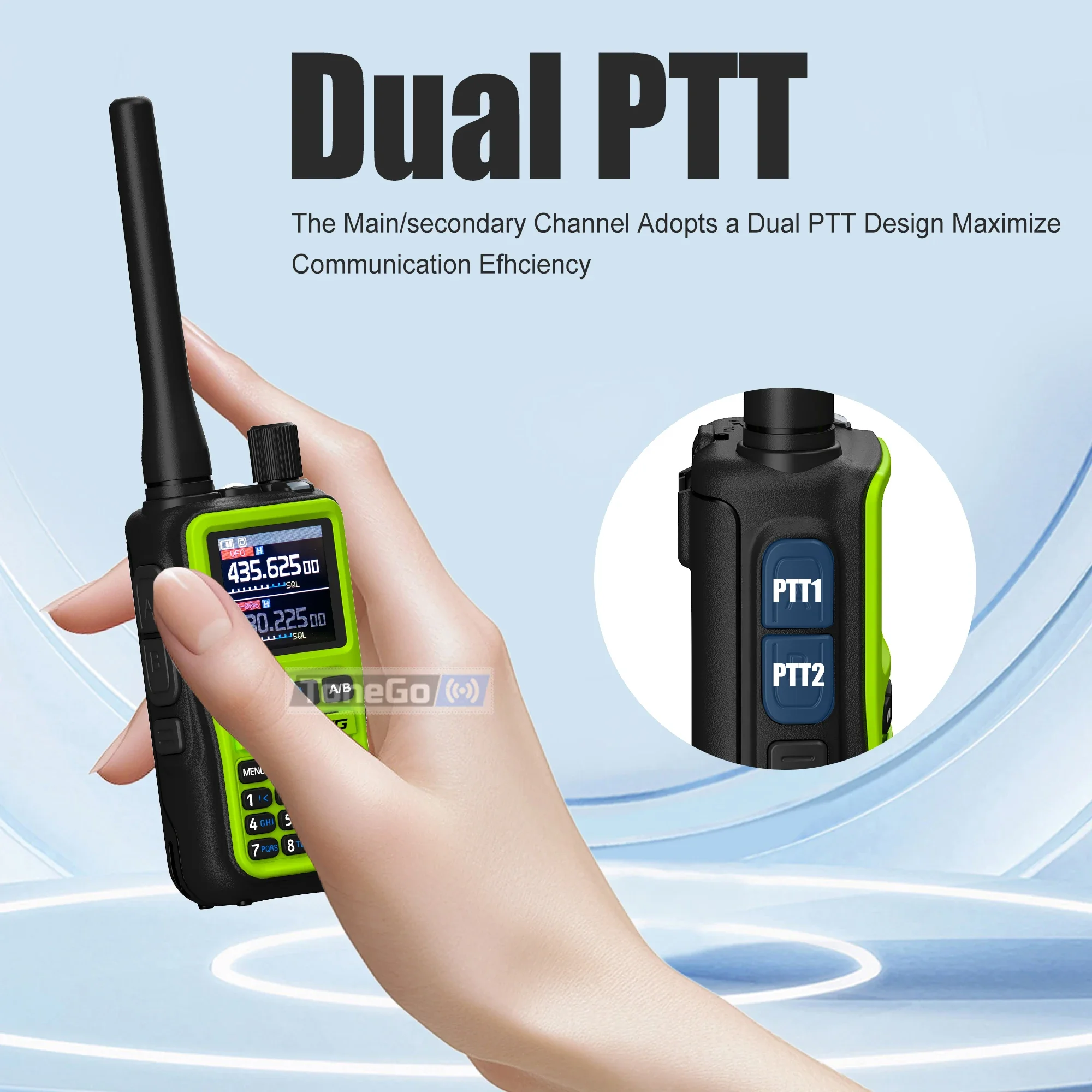 Baofeng 5R-Mini لاسلكي تخاطب راديو محمول بلوتوث برمجة نسخة تردد AM FM المزدوج PTT الارسال للأسطول اللوجستية