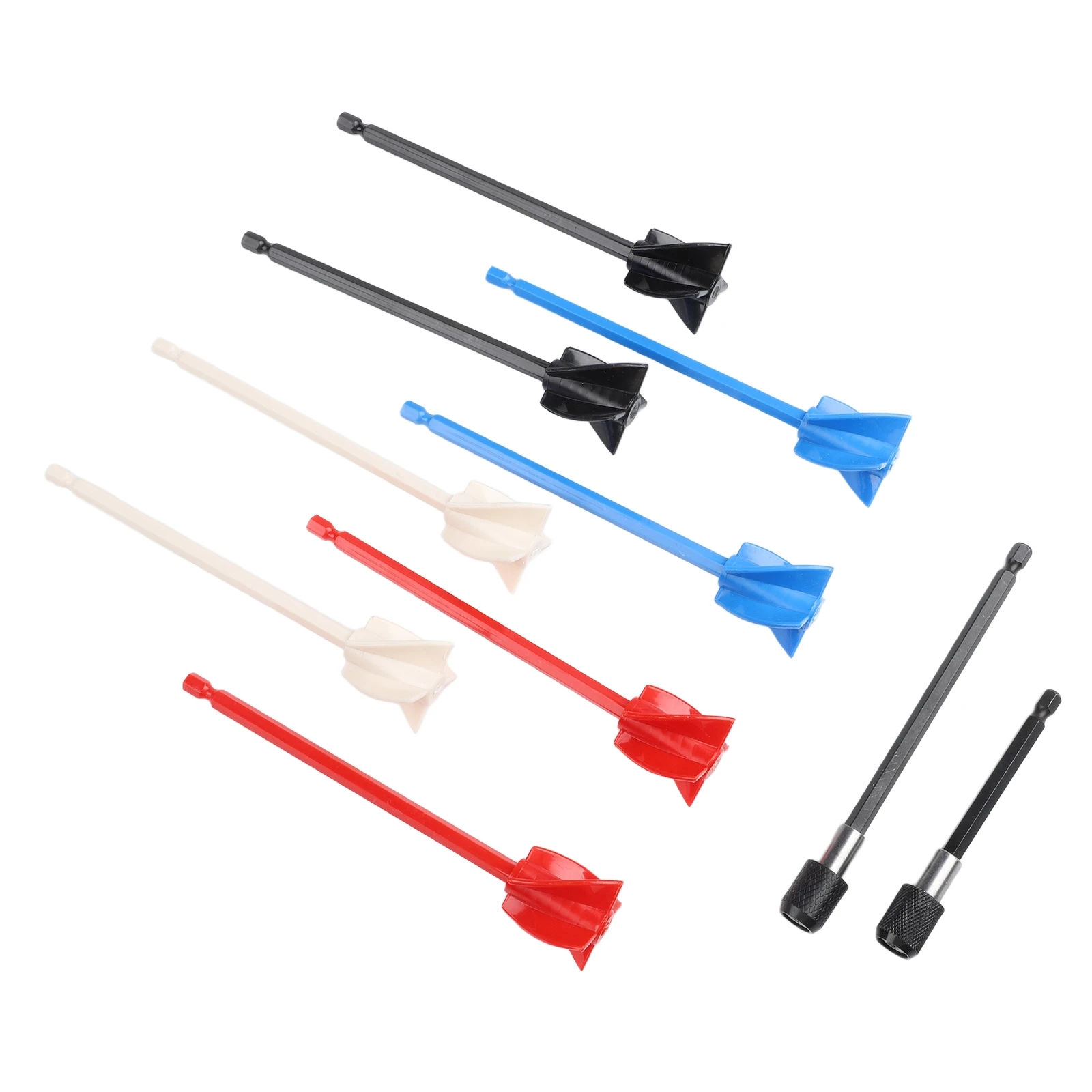 

10pcs/Set Paint Mixer Drill Attachment Epoxy Resin Paddle Attachment For Quick Mixing With Drills Stirrer Mixer