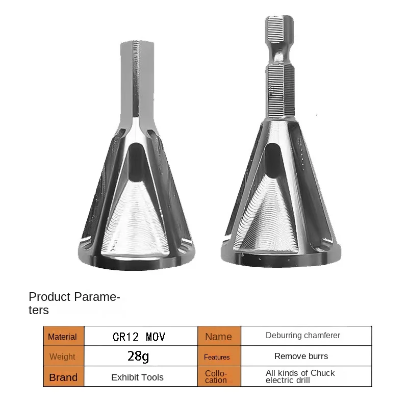 Deburring chamfering device, outer circle chamfering knife, thread fillet trimming , screw bolt drill, screw rod in addition to