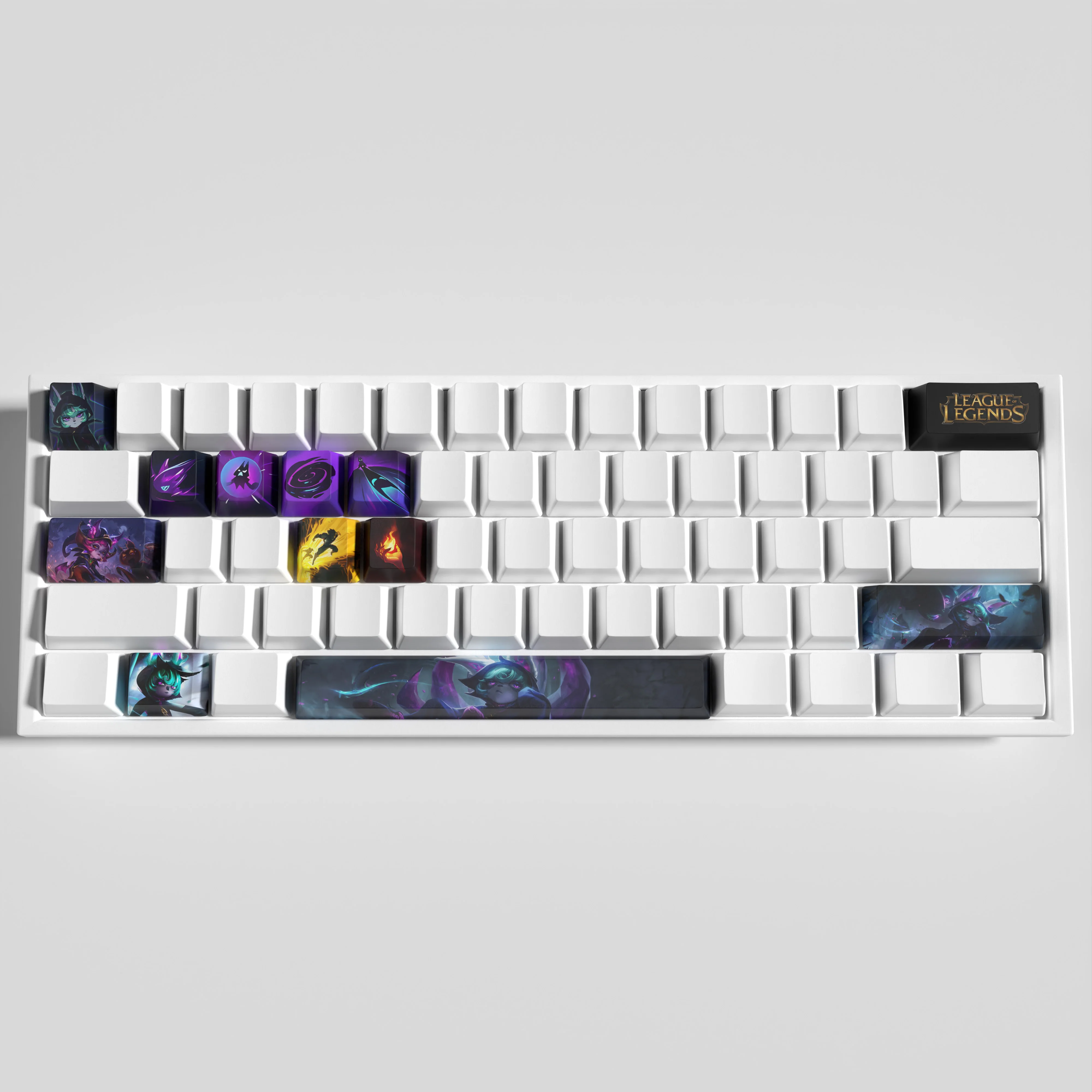 vex keycaps League of Legends vex keycaps  game keycaps OEM Profile 12keys PBT dye sub keycaps