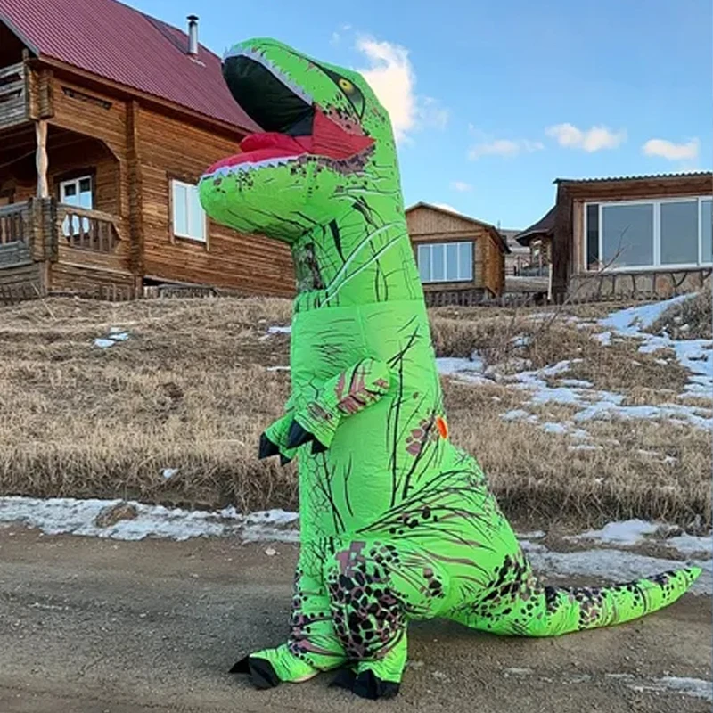 

Dinosaur Inflatable Costume Adult Tyrannosaurus Cosplay Inflatable Costume Halloween Dinosaur Themed Party Performance Costume