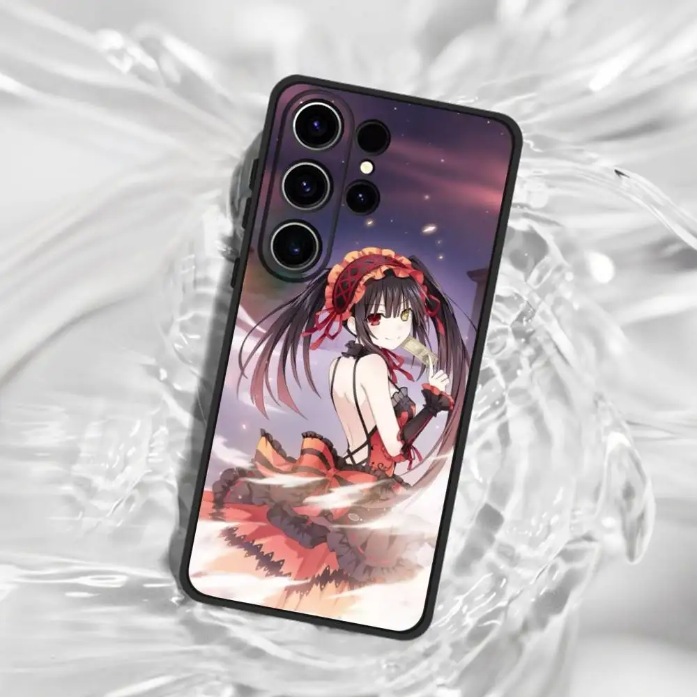 Чехол для телефона Date a live Tokisaki Kurumi для SamsungS25,24,21,22,23,30,Ultra,20,Plus,Fe,Lite,Note,10,мягкий черный чехол