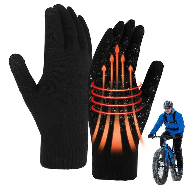 Touchscreen Warm Gloves Outdoor Cycling Driving Waterproof Cold Gloves Windproof Non Slip Womens Men Winter Ski Gloves dropship