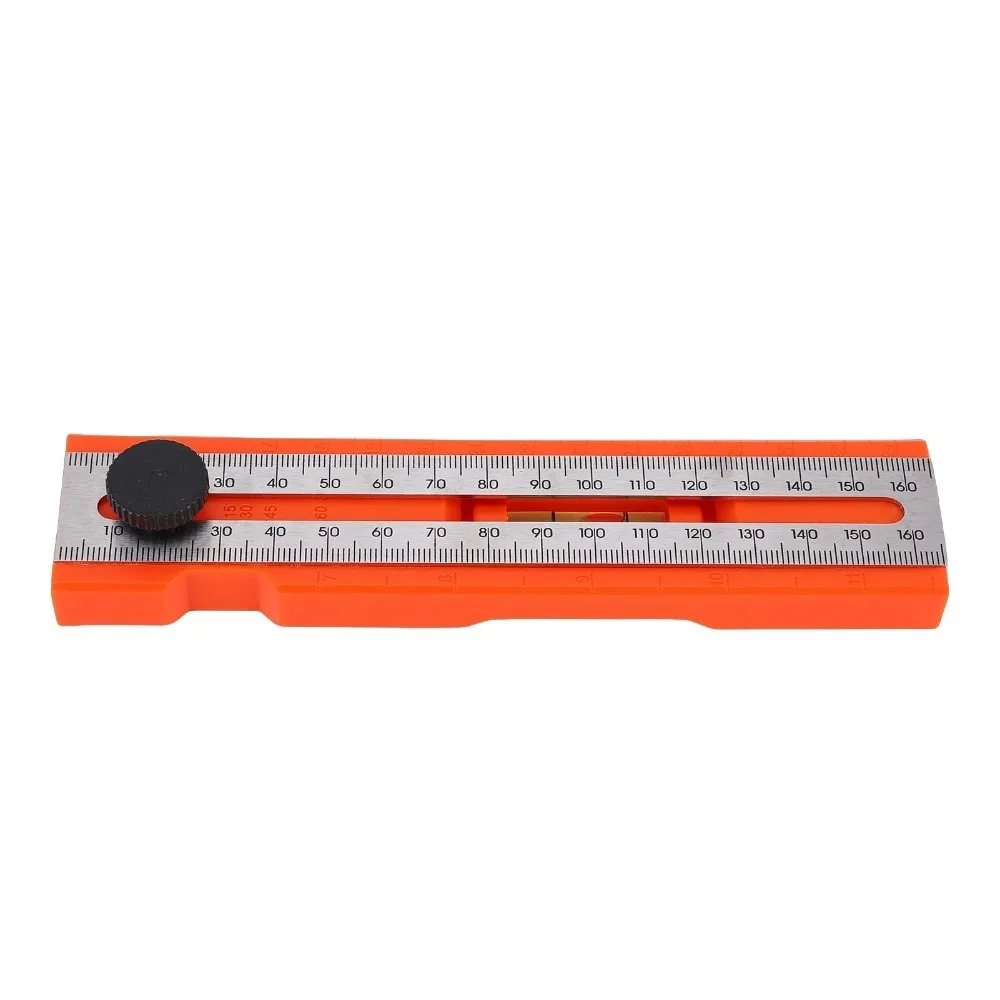 Adjustable Positioning Adjustable Protractor Tool Level Gauge Secure Locking Depth Measuring Gauge Rotatable Knob