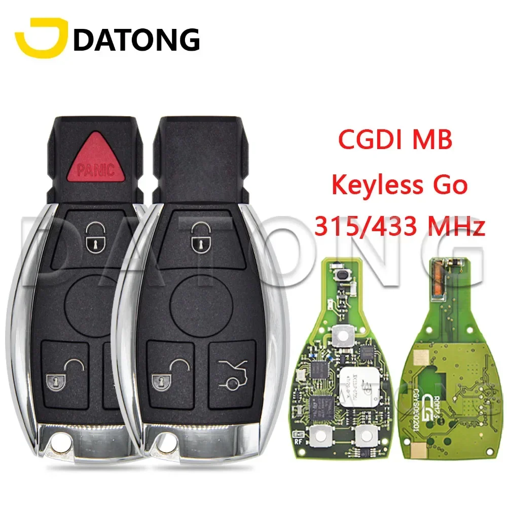 

Автомобильный пульт дистанционного управления Datong World CGDI для Mercedes Benz W164 W166 W204 W207 W212 W216 W221 W251 безключевая карта Go 315/433 МГц