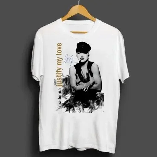 Madonna - Justify My Love T-shirt Unisex Cotton Tee Gift Fan All Size