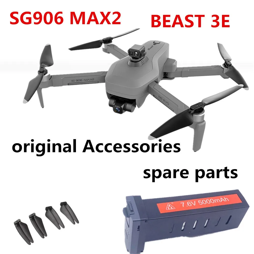 SG906MAX2 Drone Battery Original Accessories 7.6V 5000mAh Propeller Maple Leaf  For SG906 MAX2 Drone parts BEAST 3E Battery