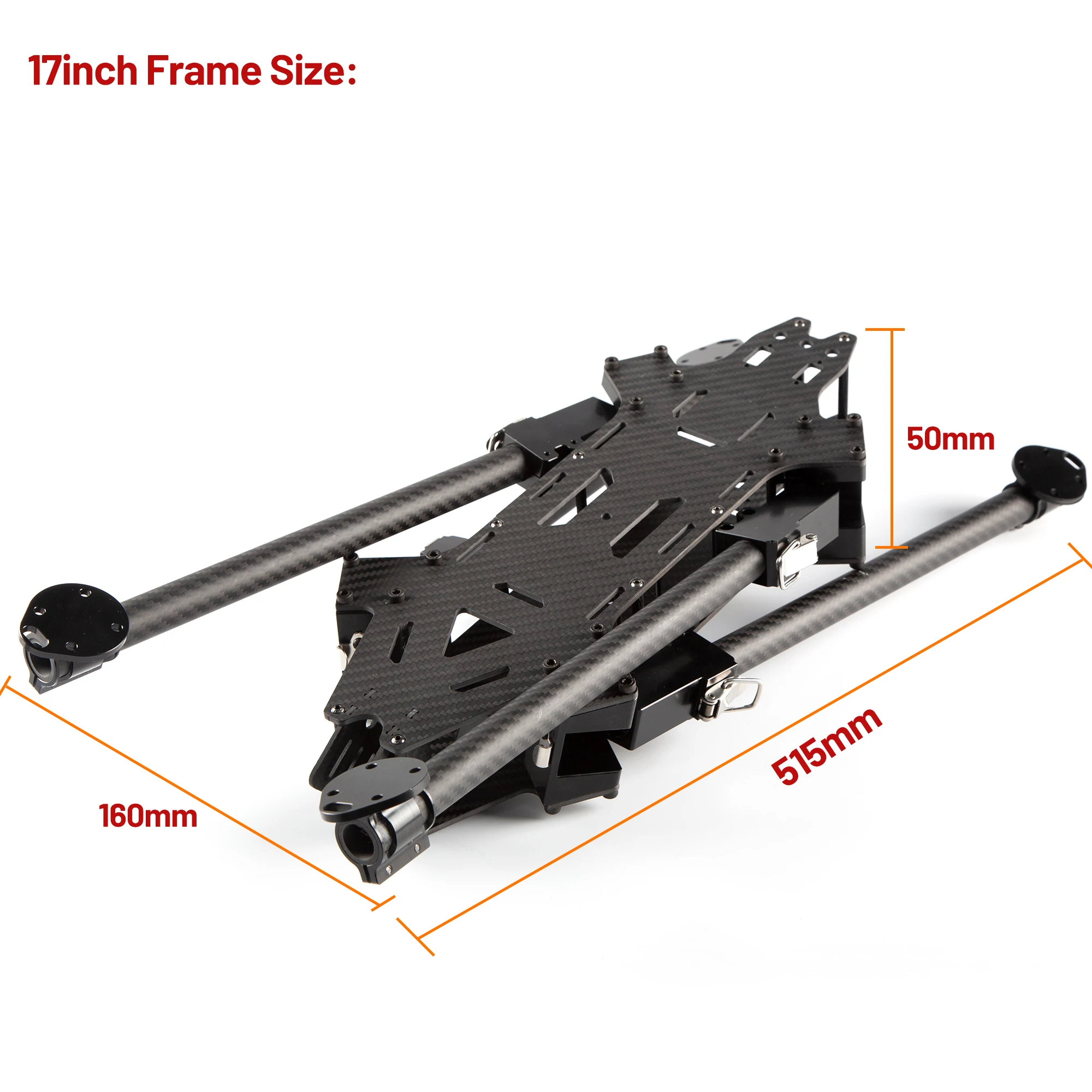 15inch /17inch FPV Carbon Fiber Foldable Frame Kit 670mm/790mm Wheelbase for Long Range FPV RC Freestyle Drone DIY Accessories view 6