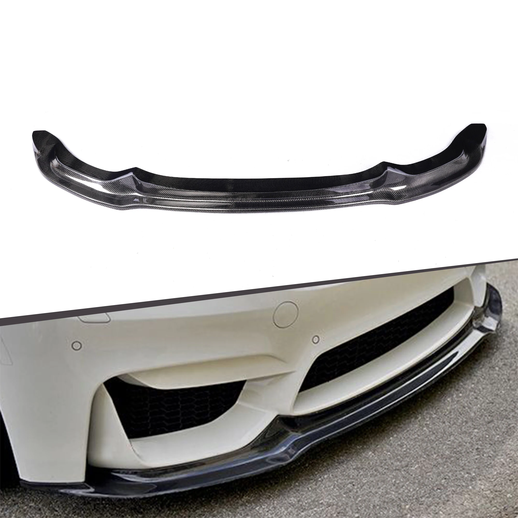 

Carbon Fiber Bumper V Style Front Lip for F80 F82 F83 M3 M4 2015+