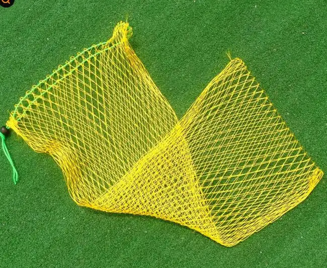 

Fishing Net Simple Flat Bottom Drawstring 18-Strand Thickened Line Large Eye New Material Mesh Ground Insert Fishing Tool
