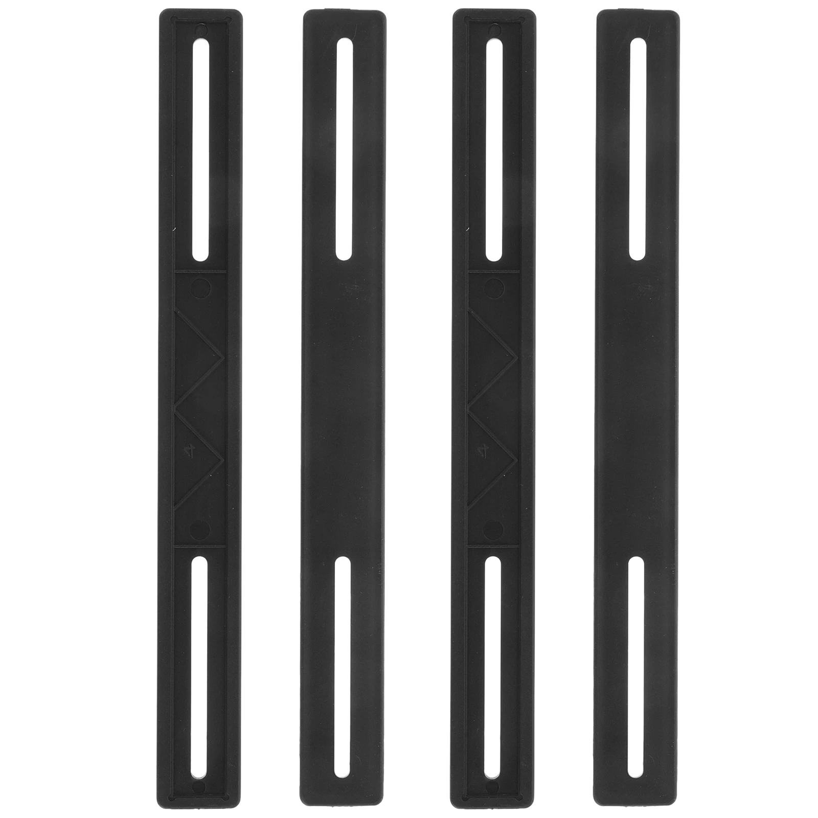 

4pcs Travel Bag Bottom Anti-Skid Strip Plastic Fixed Strip Suitcase Fixing Part Plastic Reinforce Strip Suitcase