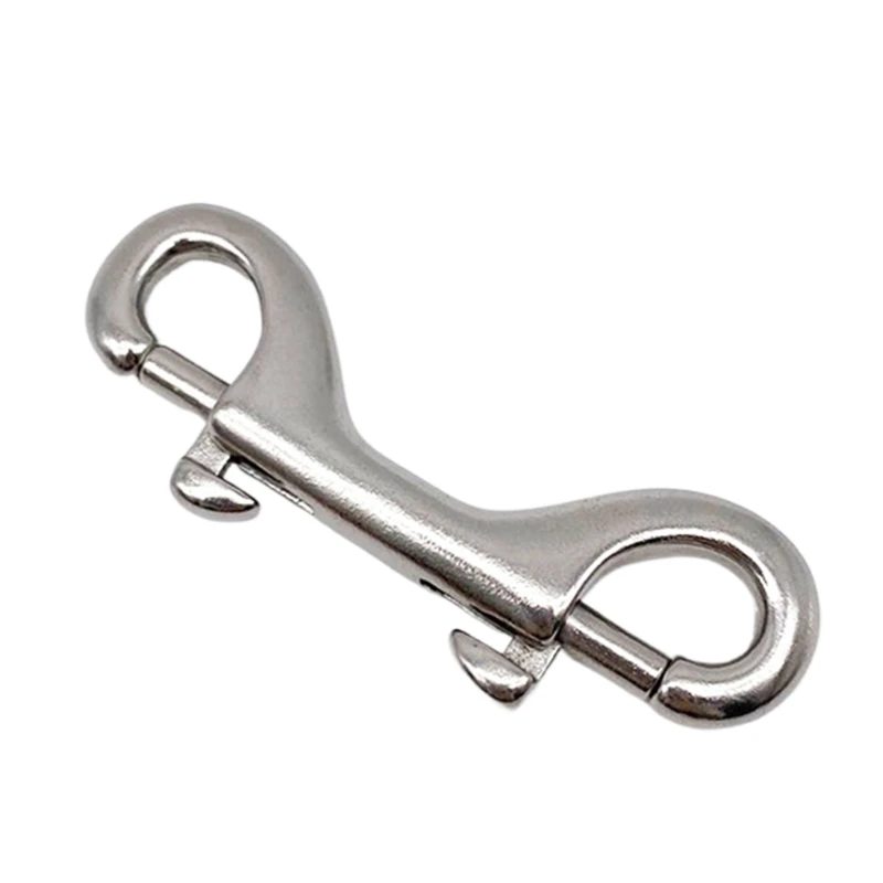 Double Ended Bolts Diving Hook Clip Scubas Triggers Clip Stainless Steel Eyes Bolts Hook Quickly Link Carabiner