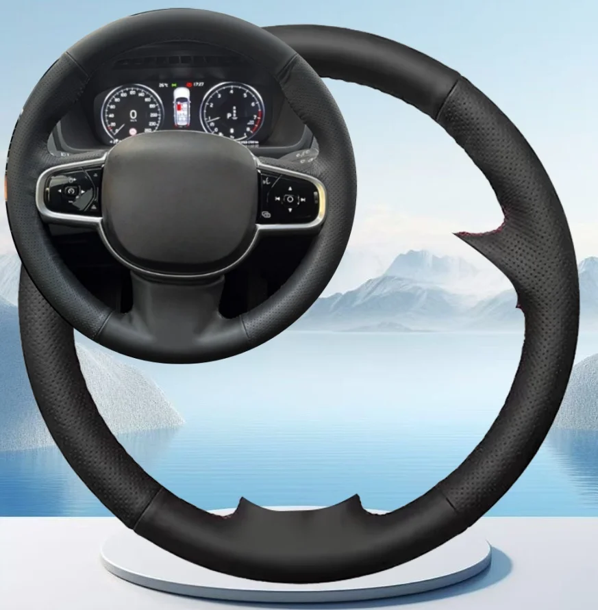 

Customize NonSlip Breathable Leather Steering Wheel Cover For Volvo S90 S60 V90 XC60 XC90 Hand Sewn Car Interior Accessories