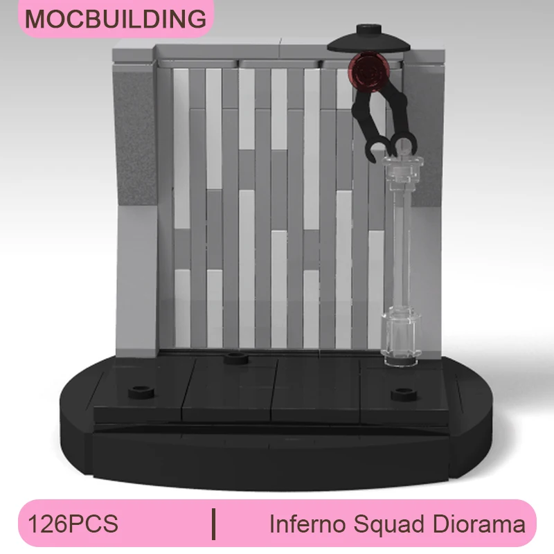 

MOC Building Blocks Inferno Squad Diorama DIY Assemble Bricks Collection Educational Space Model Display Xmas Toys Gifts 126PCS