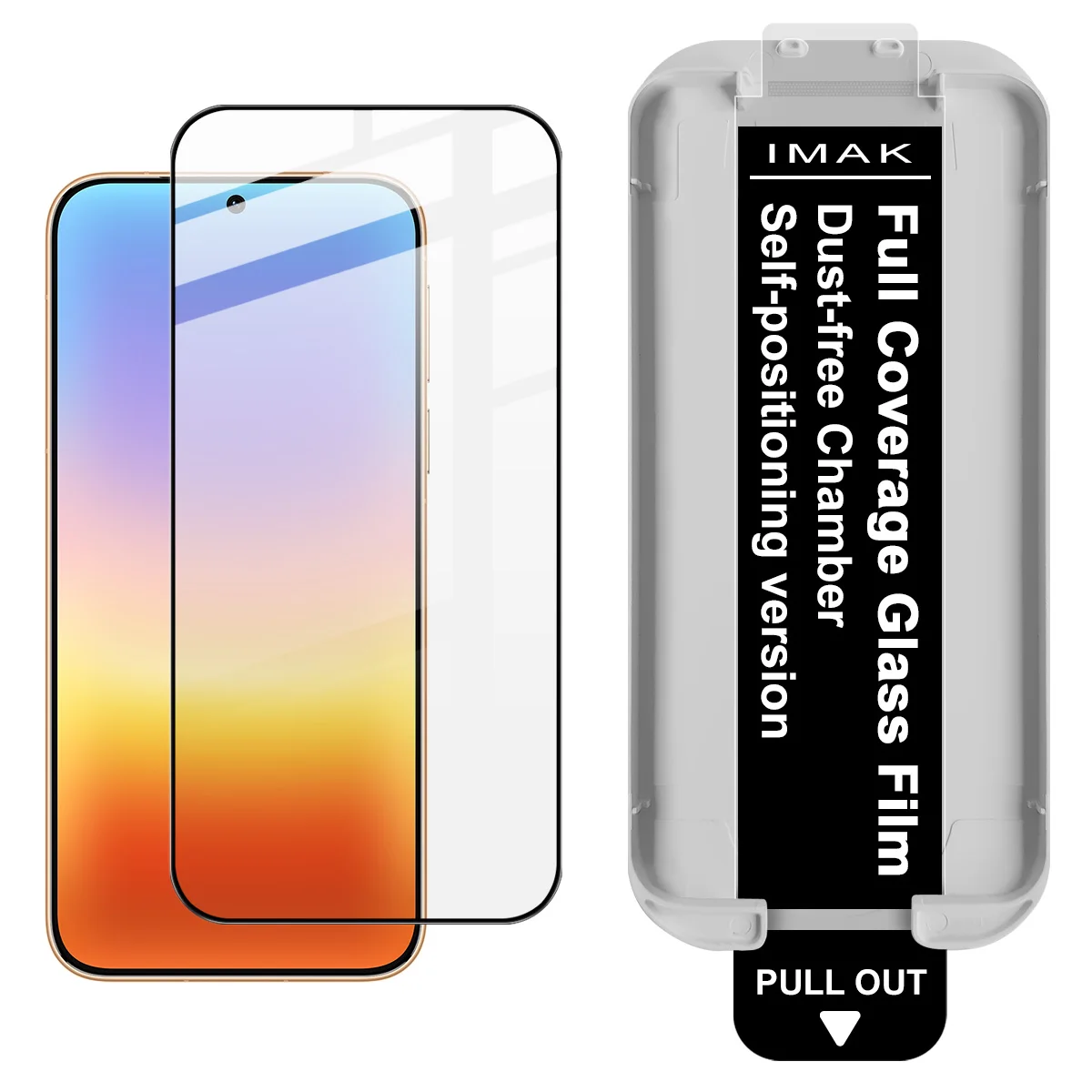 

Tempered Glass for HUAWEI Pura 90 Pro Dust-free Chamber Locator Film IMAK Pro+ Support Fingerprint