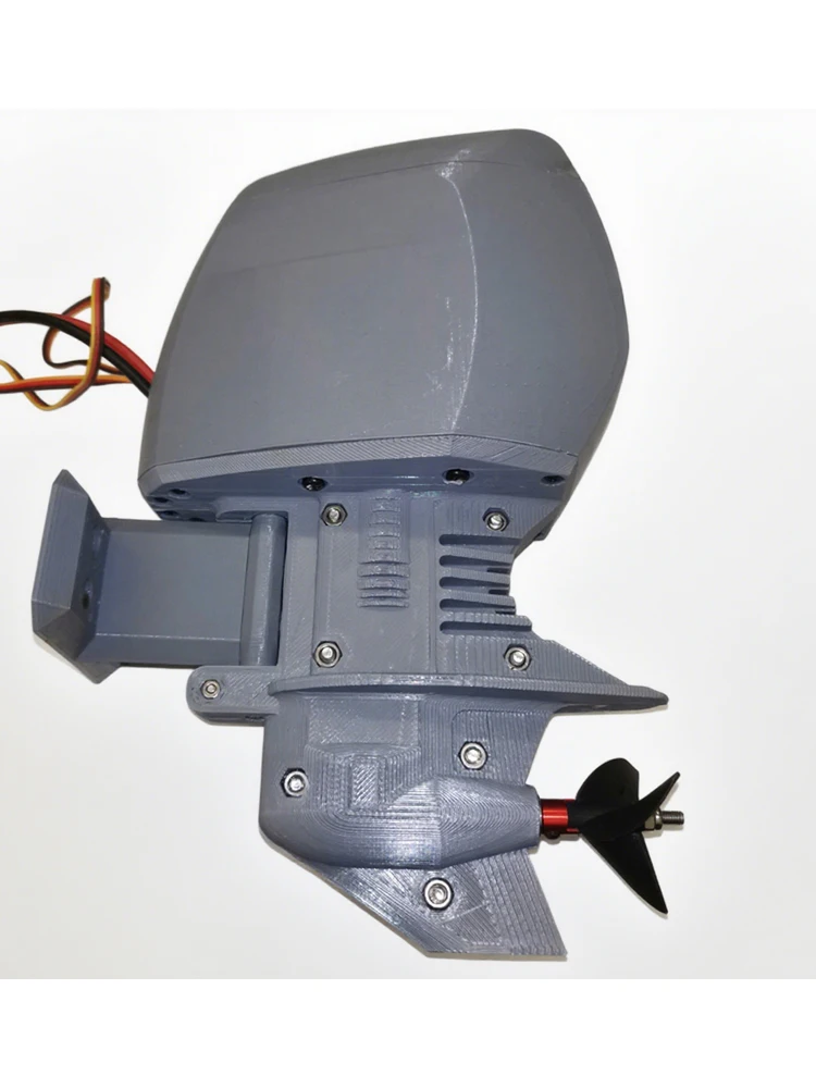 1 ST 2208 Borstelloze Motor RC Schip Buitenboordmotor Model 2-3 S Voeding 3D Gedrukt Shell w 35mm Propeller voor DIY Modificaties - afbeelding 2