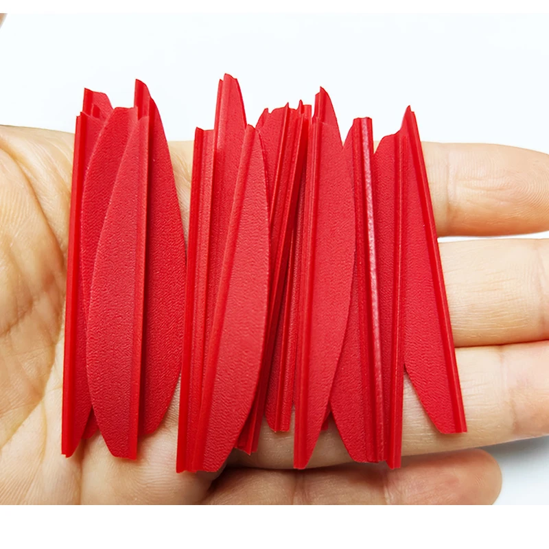 

100pcs Arrow vanes 1.85/2 inch TPU vanes shooting Accessories 7 color Suitable for 6/7.5 inch arrows Accessories