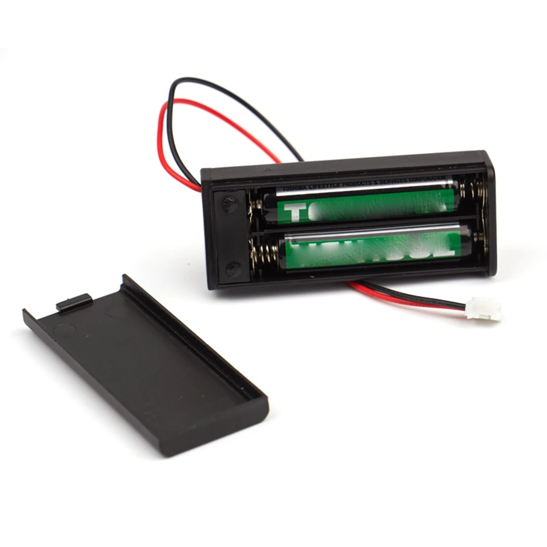 ONNL 10 Pcs for Micro:Bit Battery Holder Case Cover Shell for 2Pcs AAA Batteries 3V PH2.0 for Microbit Development Board Kids