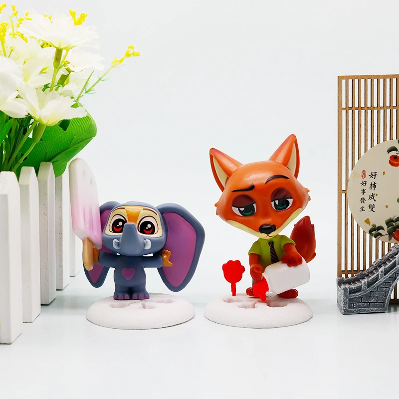 2026 ديزني الأصلي Zootopia صندوق أعمى لطيف نيك جودي عمل الشكل صندوق غامض شخصيات كرتونية الكرتون جمع لعبة مجسمة