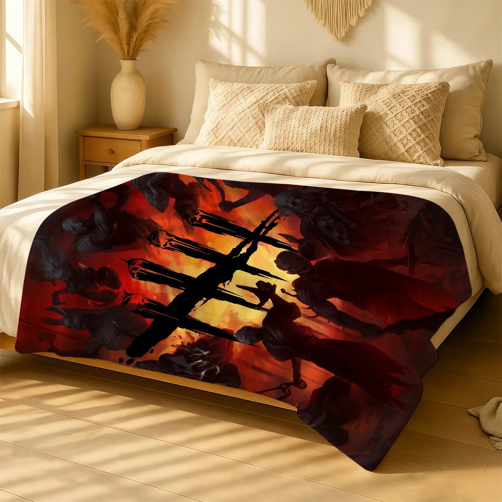 Game D-Dead By D-Daylight Blanket For Soft Warm Knee For Bedroom Living Room Bed Sofa Camping Picnic Office Gift