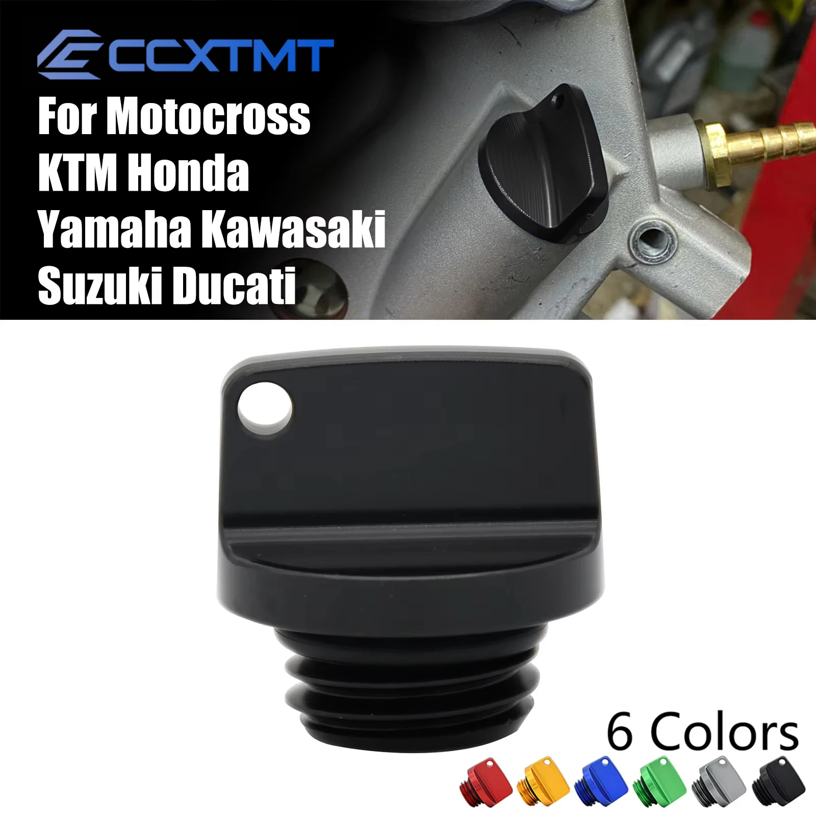M20*2.5 Oil Filler Cap Plug For Kawasaki NINJA 250 400R 600R 650 1000 400 For Ducati 848 899 1199 1299 Monster For Honda Yamaha