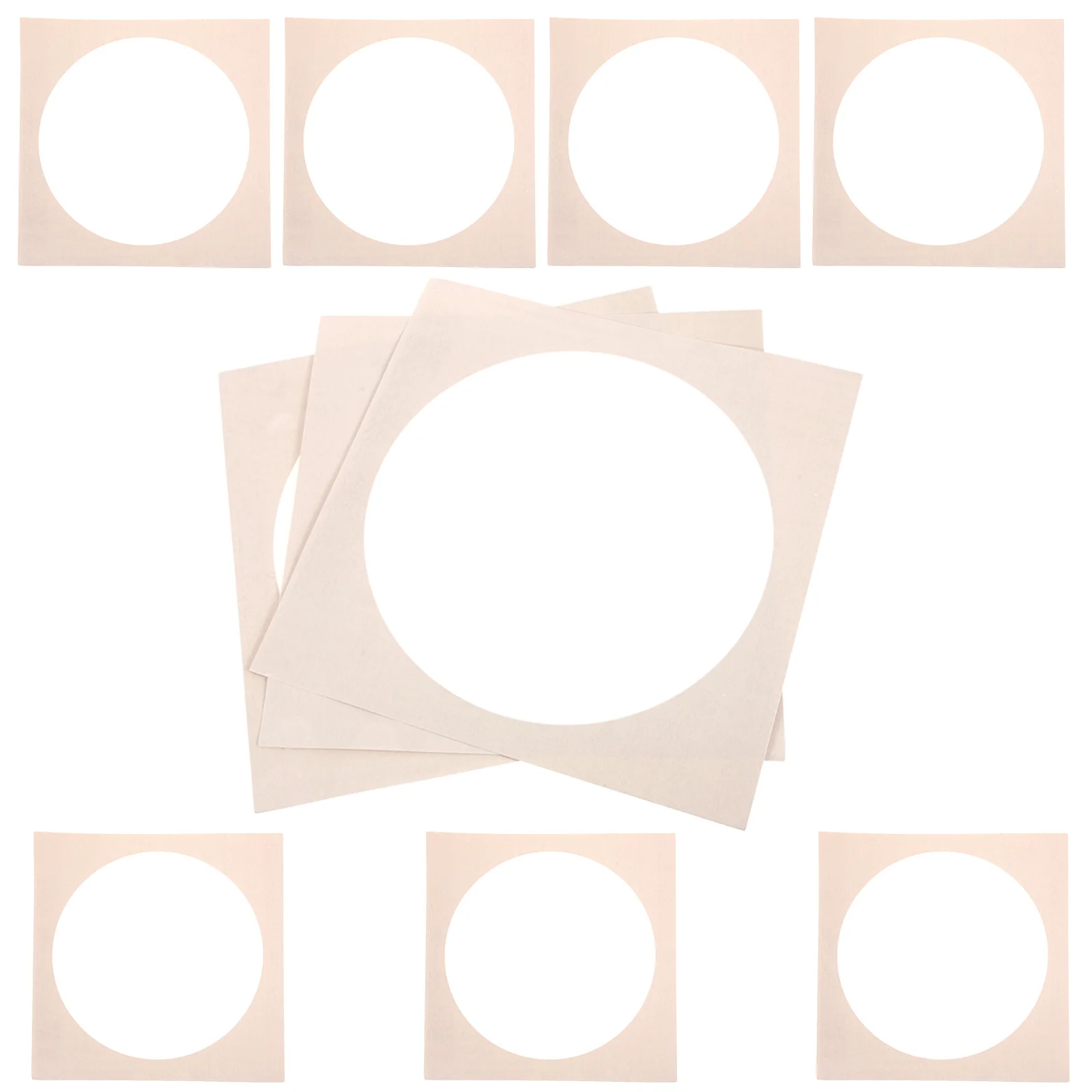 

10 Sheets Xuan Paper Fan Surface Eco Friendly Bamboo Pulp Paper for Art Craft Calligraphy Chinese Painting Papers