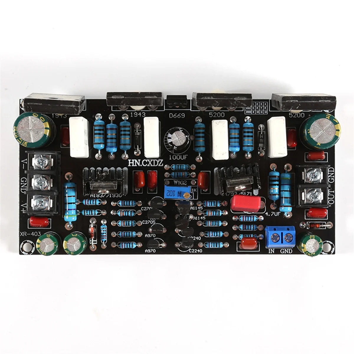 Amplifier Board Module Single Channel 200W 1943+5200 for Toshiba Pair Tube Rear Stage Amplifier Board Module