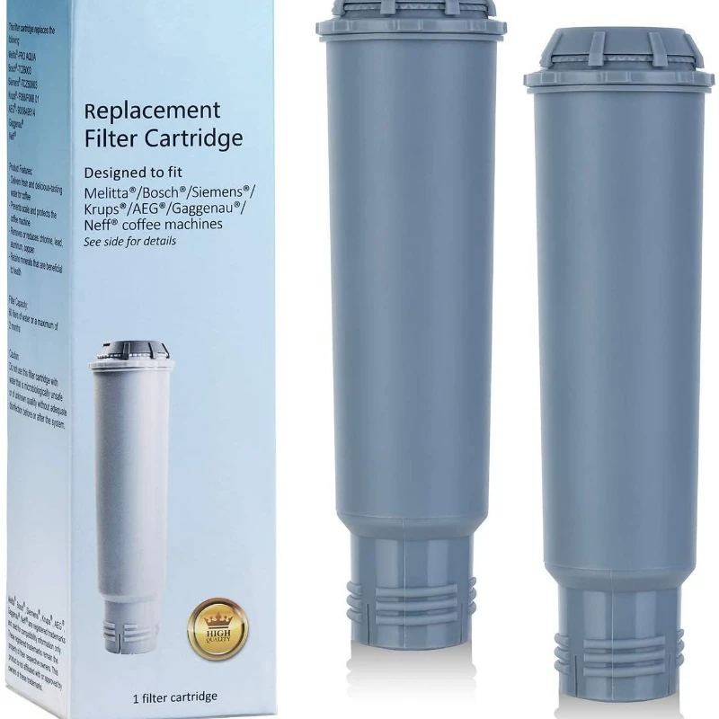 2 filtros de agua para Krups Claris F088 Precise Tamp, cartuchos de filtración de café de calidad para un sabor perfecto al café expreso