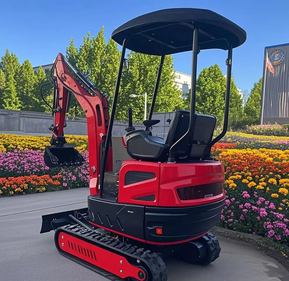 CE EPA Aangepast product goedgekeurd Rupsmini-graafmachine Minigraafmachine Hydraulische rupsgraafmachine Minigraafmachine van 1,7 ton