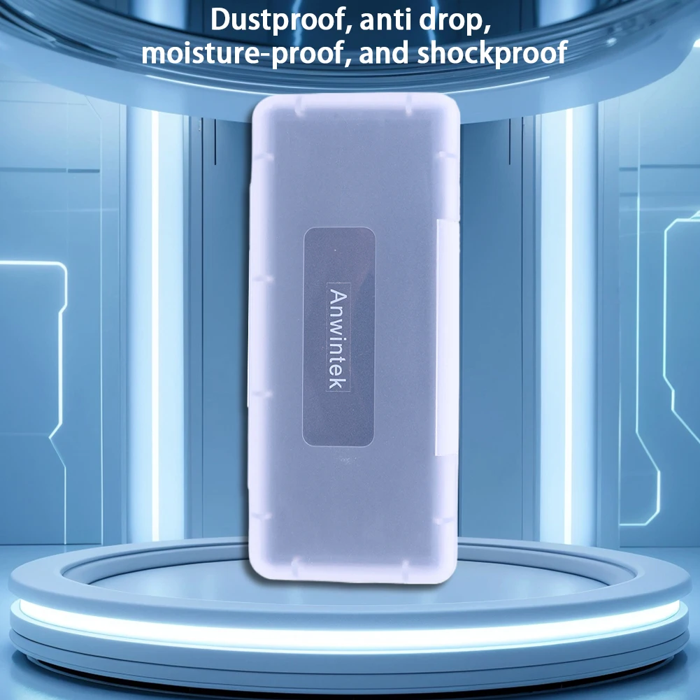 6-in-1 transparente Mini-SD-Speicherkarten-Schutzhülle aus EVA-Schaum, antistatische Speicherkarten-Schutzbox, stoßfest, für 6 SD-Karten