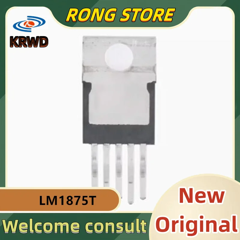 10PCS LM1875T New and Original Chip IC LM1875T/NOPB LM1875 TO-220-5 20W audio power amplifier IC chip
