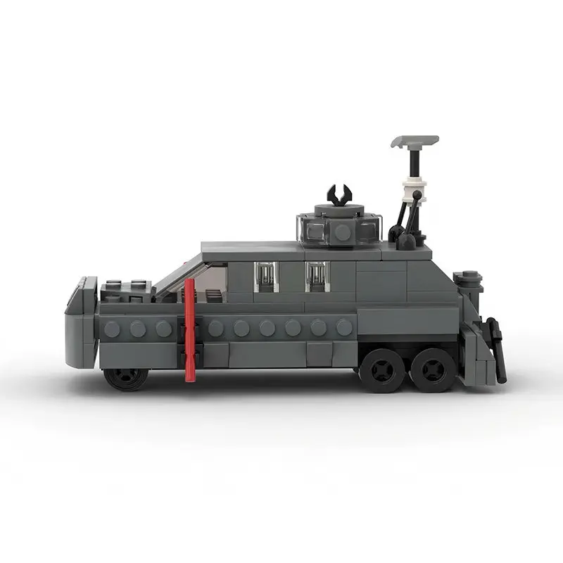 Storm Destroy Parking Lot Chaser Interceptor Vehicle Building Off-Road Truck Model with Launcher Display Stand Gift Toy for Fans