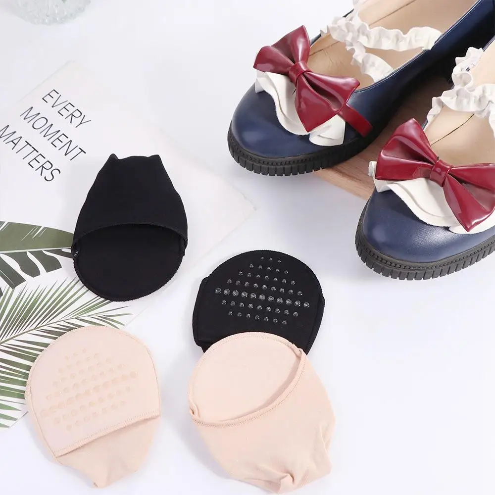 Breathable Silicon Forefoot Socks Soft Invisible Toe Socks Elastic Boat Socks High Heel Shoe