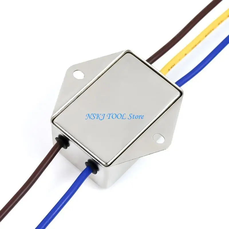 L8RC Filter Single Phase 250V Electromagnetic Interferences Suppressors for Continuous and Intermittent Disturbances