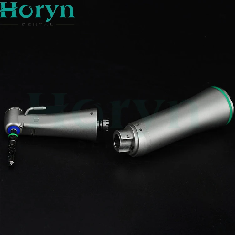 ไมโครมอเตอร์ไร้แปรงถ่านความเร็วต่ํา 20-1 ไฟเบอร์ออปติก LED Contra Angle Handpiece