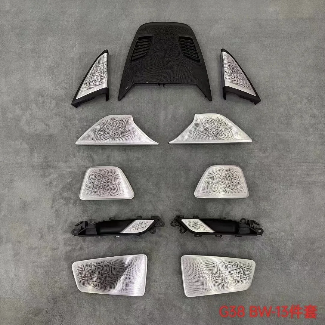Automobile Illuminated Horn Cover Plate Speaker Cover with Ambient Light for  X6 Series G06 Car Accessories Speaker Upgrade