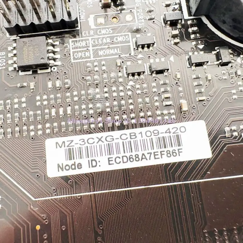 JZXETH01 MZ-3CXG-CB109-420 ECD68A7EF86F Computer Parts  Industrial Motherboard