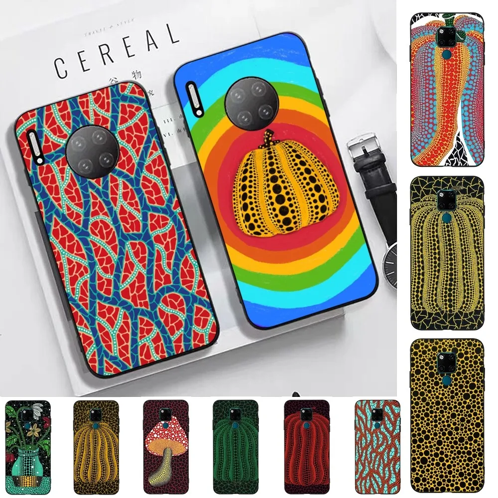 

Yayoi Kusama Art Pattern Phone Case For Huawei Mate 10 20 30 40 50 lite pro Nova 3 3i 5 6 SE 7 pro 7SE