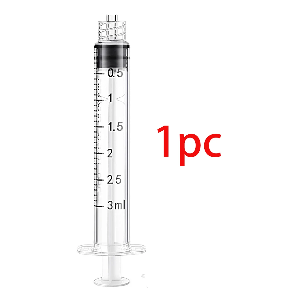 3ml Luer-Lock Kunststoffspritze ohne Nadel, Flüssigkeitsmess- und Dosierwerkzeug für Labor, Tierfütterung, DIY-Bastelarbeiten und Flüssigkeitstransfer – Detail 6