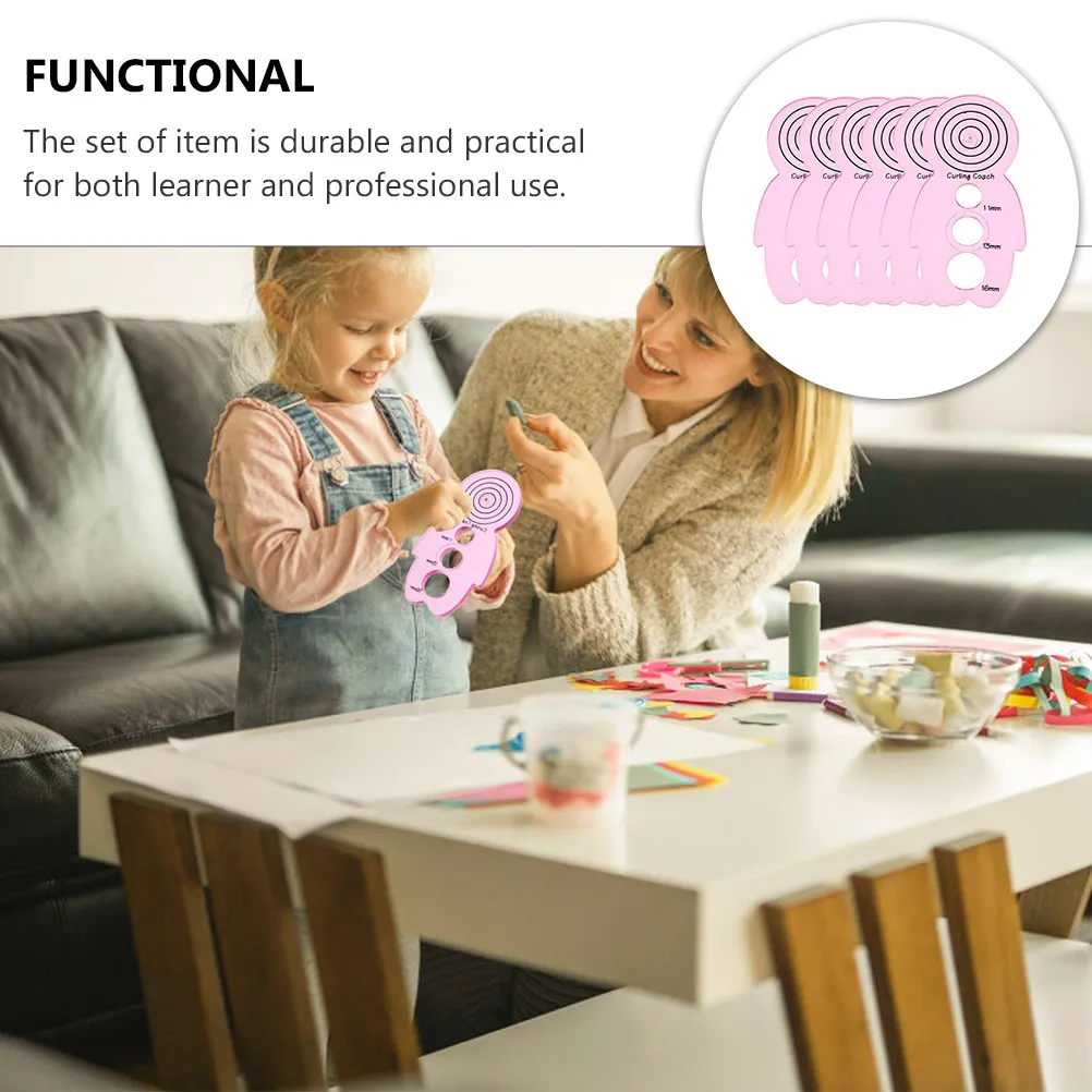 

Набор из 6 премиальных инструментов для рукоделия: намотчик бумаги для квиллинга, идеально подходит для создания открыток, легкий и портативный