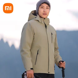 New Xiaomi SKAH 3 IN 1 Down Outdoor Jackets Men Winter Parka Windbreak Thick Warm Jackets Coats Male Hooded Anorak Jackets Men