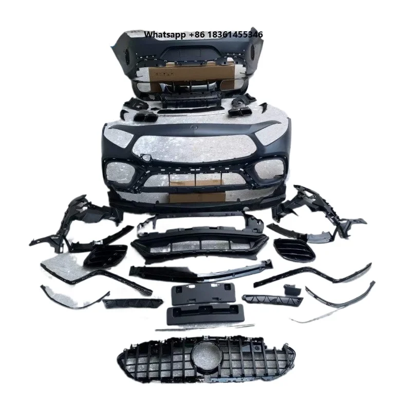 

For 19-21 W257ModificationCLS63 GT63SamgLarge Surround Front Bumper Center Grille Rear Bumper