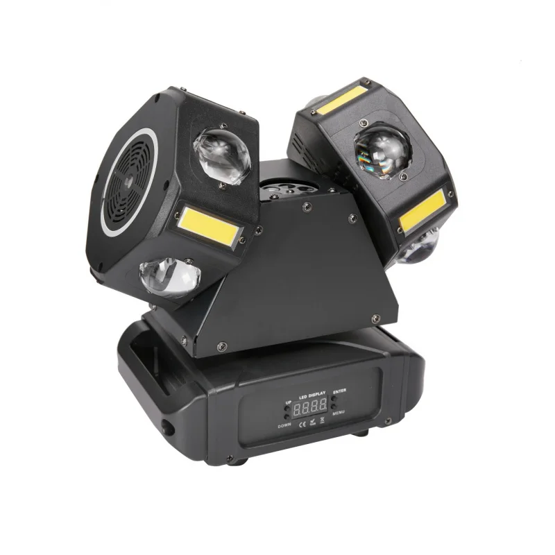 

New Double/Three/Four Head Little Tiger Pattern + Laser + Beam + Strobe 4-in-1 Moving Head Stage Light