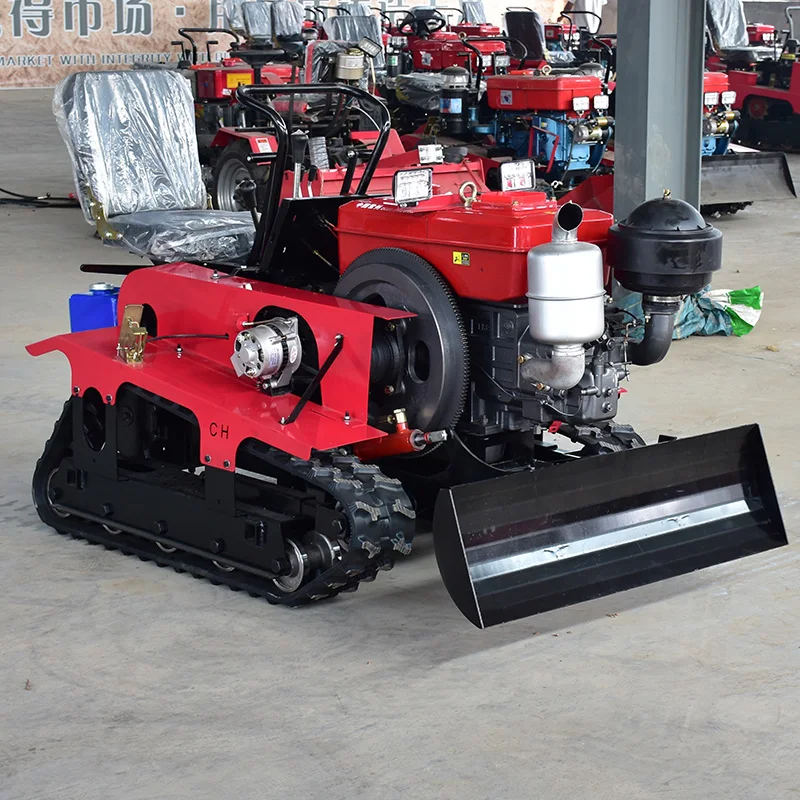 2025년형 중국산 로터베이터 경운기 농업용 미니 로터리 경운기 크롤러 트랙터 경운기
