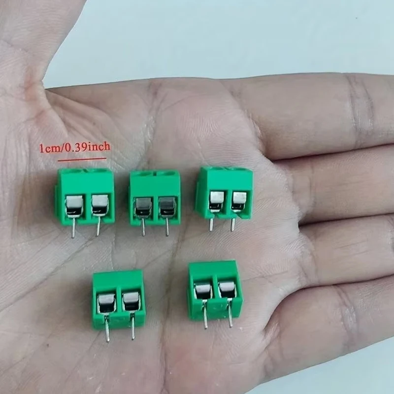 10/50PCS PCB Terminal Block Connector Pitch 5.0mm KF301 Straight Pin 2P 3P Screw PCB Terminal Blocks Connector Assortment Kit