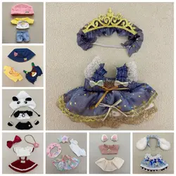 Dress Up 20cm Cotton Doll's Clothes Lolita Doll Clothes Doll Lolita Dress Fashion Lovely Star Doll Clothes Toy Accessories