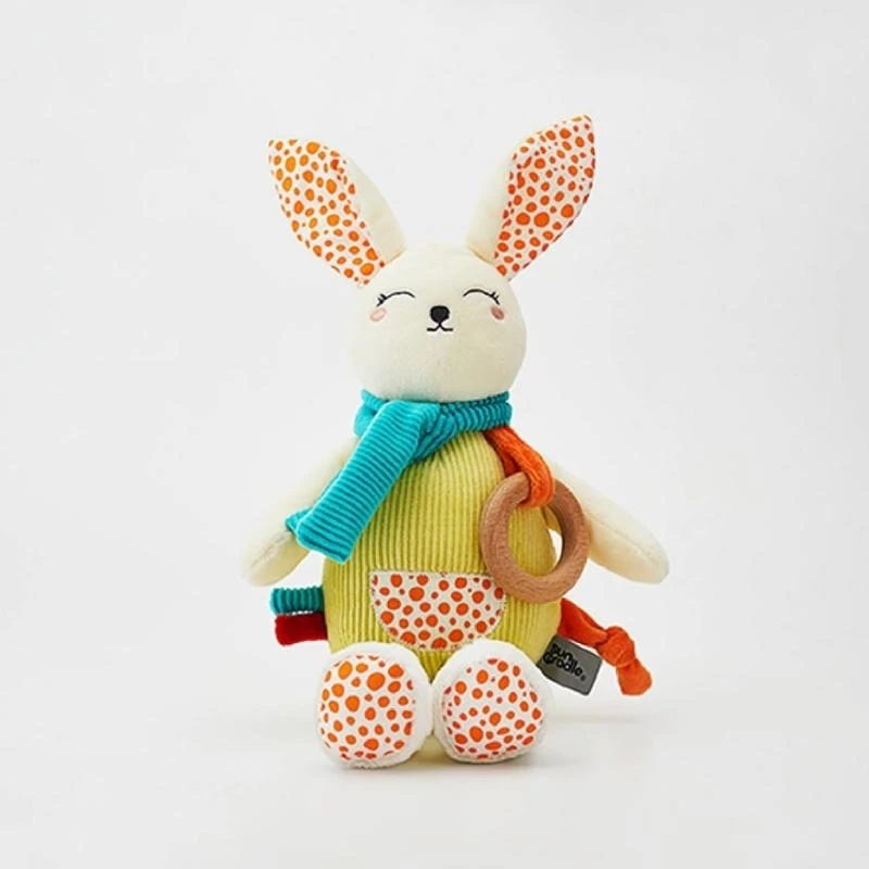 ตุ๊กตากระต่ายกระต่ายน่ารักตุ๊กตาสัตว์ Soothing Sleeping Aids ตุ๊กตาของขวัญ 15UB